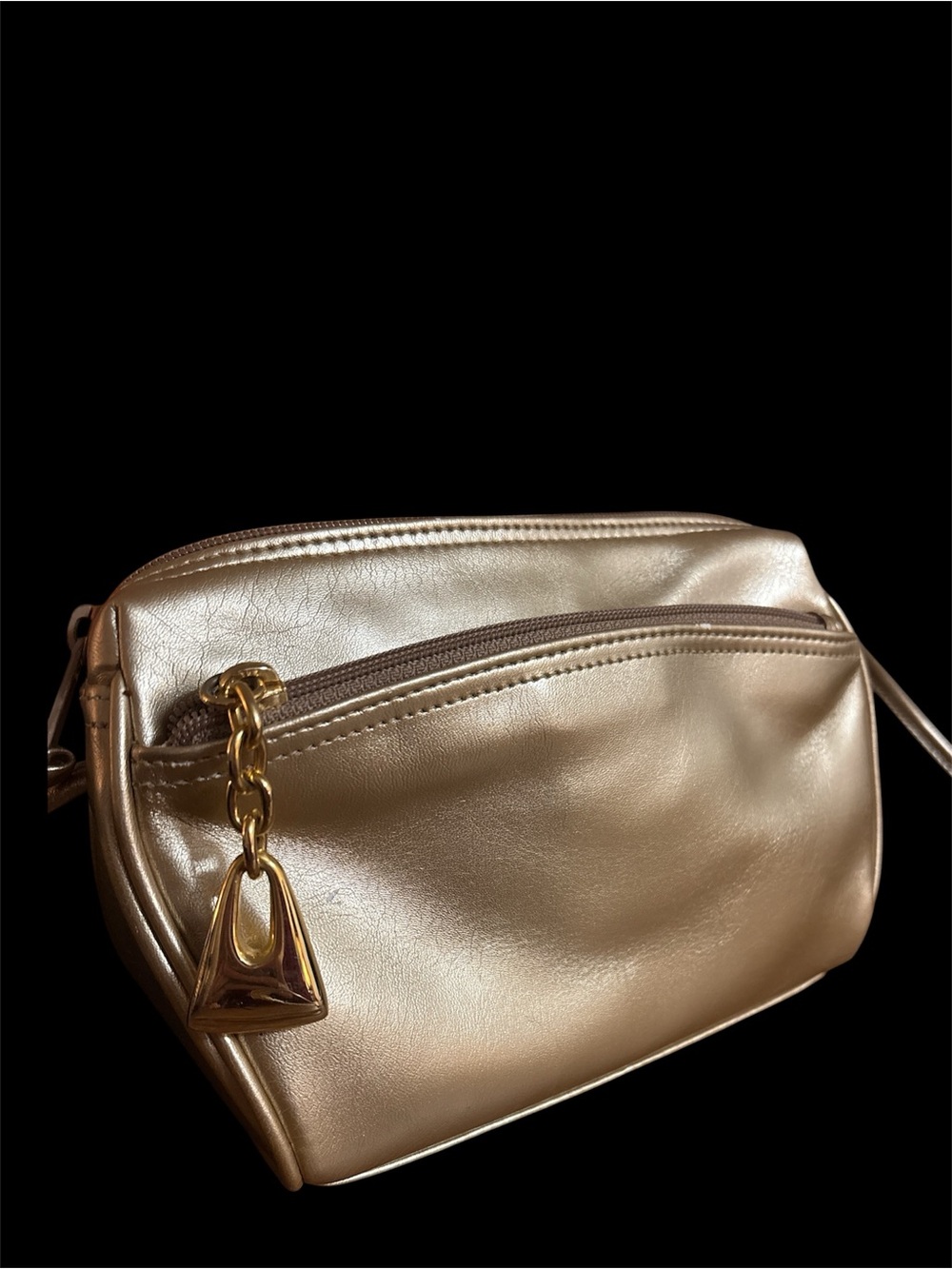 🎉BOGO 1/2 🎉 Giani Bernini Metallic Gold Knot Strap Crossbody - Picture 2 of 8